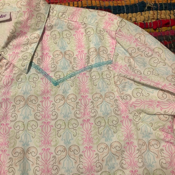 Western Bling Pearl Snap Longsleeve Shirt - Picture 4 of 5